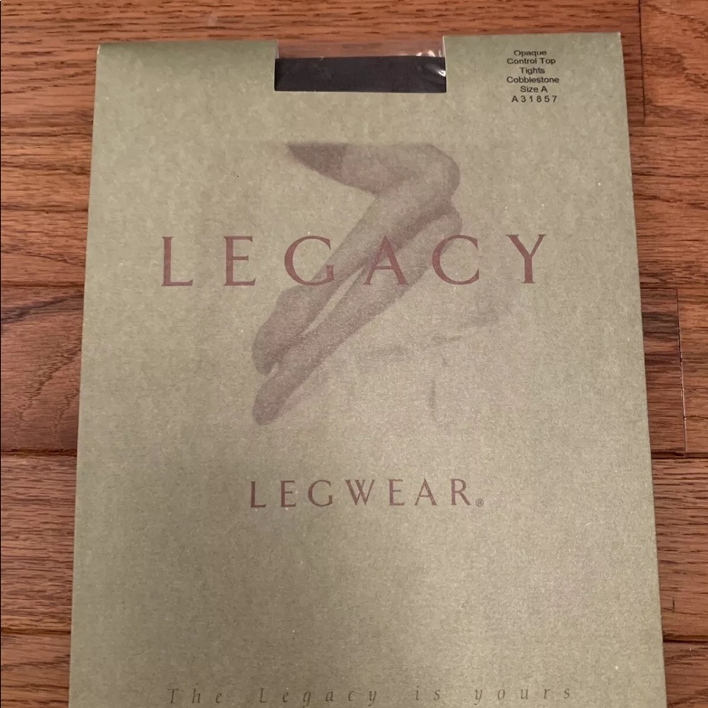 QVC Legacy Control Top Opaque Tights Cobblestone